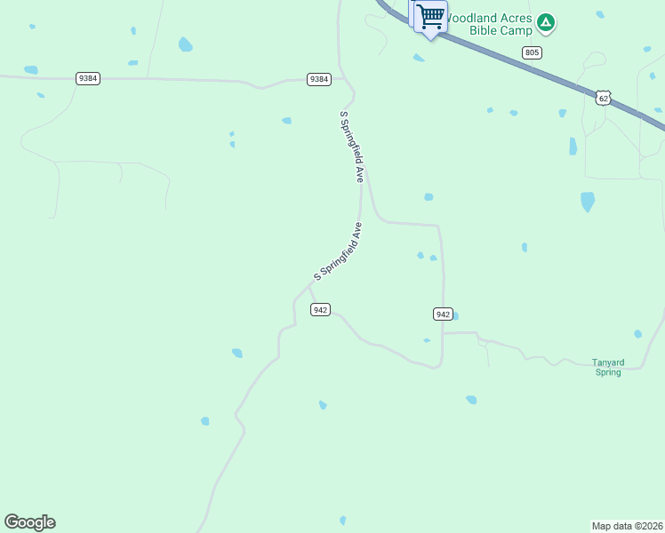 map of restaurants, bars, coffee shops, grocery stores, and more near 1058 County Road 942 in Green Forest