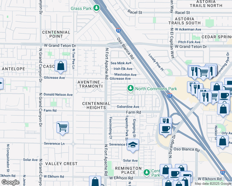 map of restaurants, bars, coffee shops, grocery stores, and more near 9128 Balcony Trellis Avenue in Las Vegas
