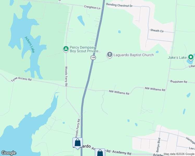 map of restaurants, bars, coffee shops, grocery stores, and more near 118 Cages Ferry Road in Lebanon