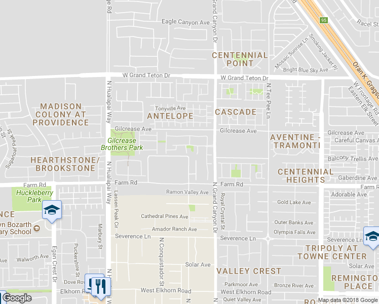 map of restaurants, bars, coffee shops, grocery stores, and more near 7712 Turtle Haven Court in Las Vegas