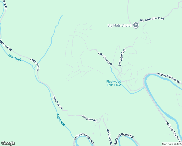 map of restaurants, bars, coffee shops, grocery stores, and more near 255 Turkey Knob Trail in Fleetwood