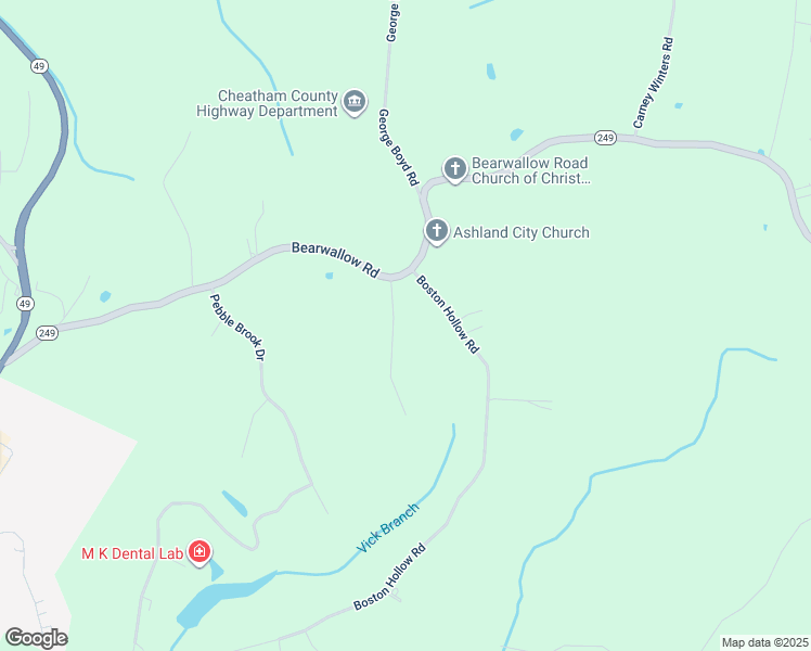 map of restaurants, bars, coffee shops, grocery stores, and more near 109 Joyce Lane in Ashland City