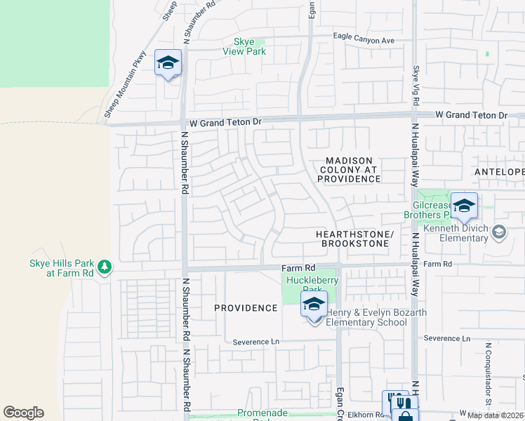 map of restaurants, bars, coffee shops, grocery stores, and more near 10512 Galleon Peak Lane in Las Vegas