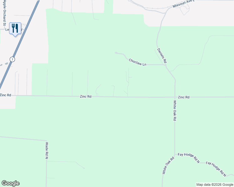 map of restaurants, bars, coffee shops, grocery stores, and more near 893 Zinc Road in Harrison