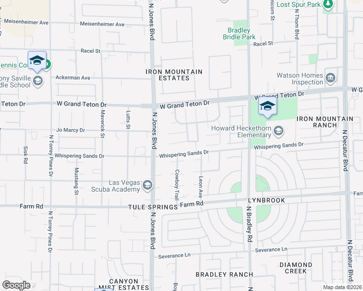 map of restaurants, bars, coffee shops, grocery stores, and more near 5884 Whispering Sands Drive in Las Vegas