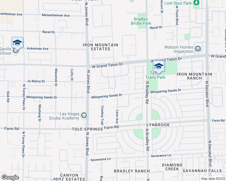 map of restaurants, bars, coffee shops, grocery stores, and more near 5873 Wildhorse Ledge Avenue in Las Vegas