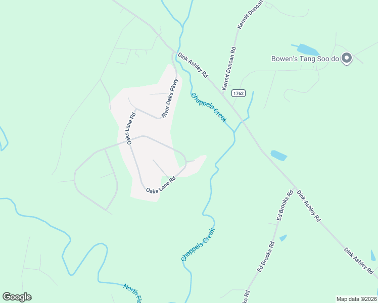 map of restaurants, bars, coffee shops, grocery stores, and more near 603 Oaks Lane Road in Timberlake