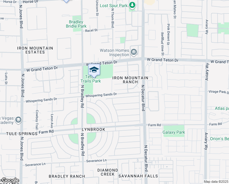 map of restaurants, bars, coffee shops, grocery stores, and more near 5047 Naff Ridge Drive in Las Vegas