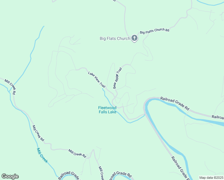 map of restaurants, bars, coffee shops, grocery stores, and more near 201 Bear Ridge Trail in Fleetwood