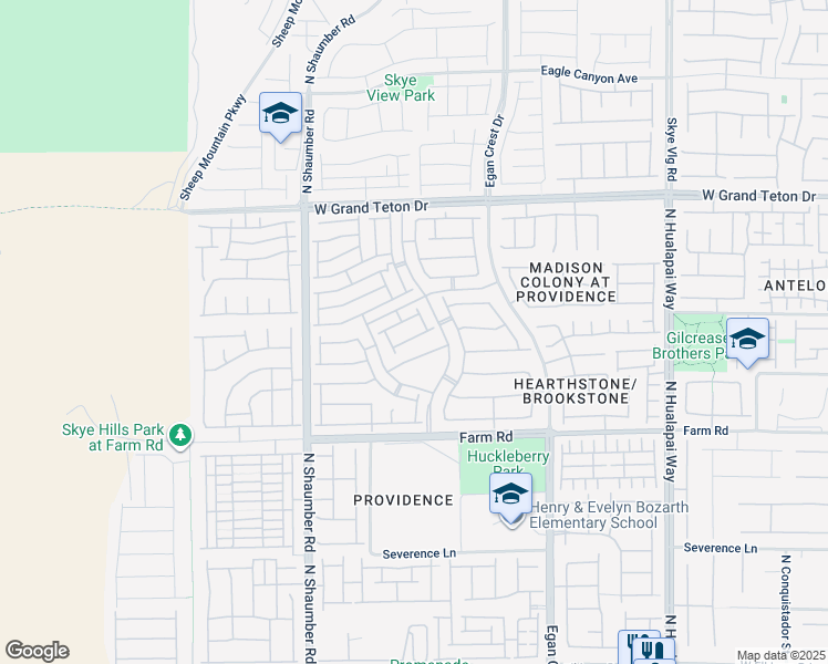 map of restaurants, bars, coffee shops, grocery stores, and more near 7820 Observation Peak Street in Las Vegas