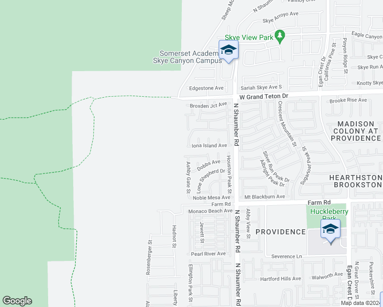 map of restaurants, bars, coffee shops, grocery stores, and more near 10846 Hunters Green Avenue in Las Vegas