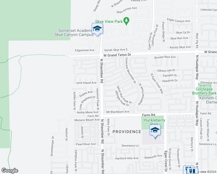 map of restaurants, bars, coffee shops, grocery stores, and more near 10647 Bandera Mountain Lane in Las Vegas