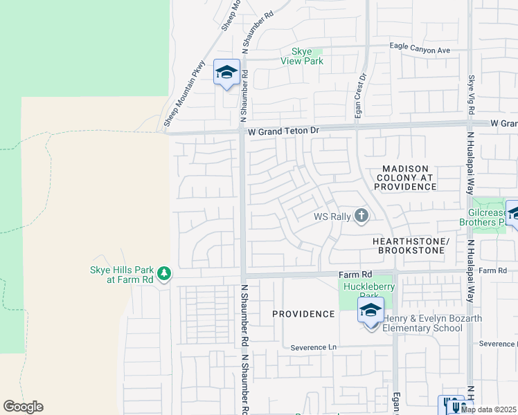 map of restaurants, bars, coffee shops, grocery stores, and more near 10647 Bandera Mountain Lane in Las Vegas