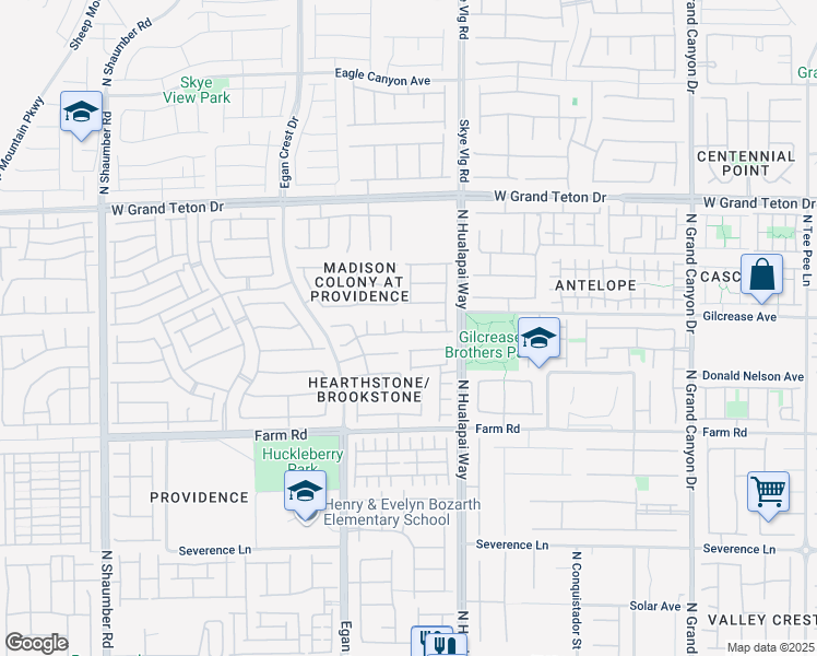 map of restaurants, bars, coffee shops, grocery stores, and more near 7746 Tree Lane Peak Court in Las Vegas