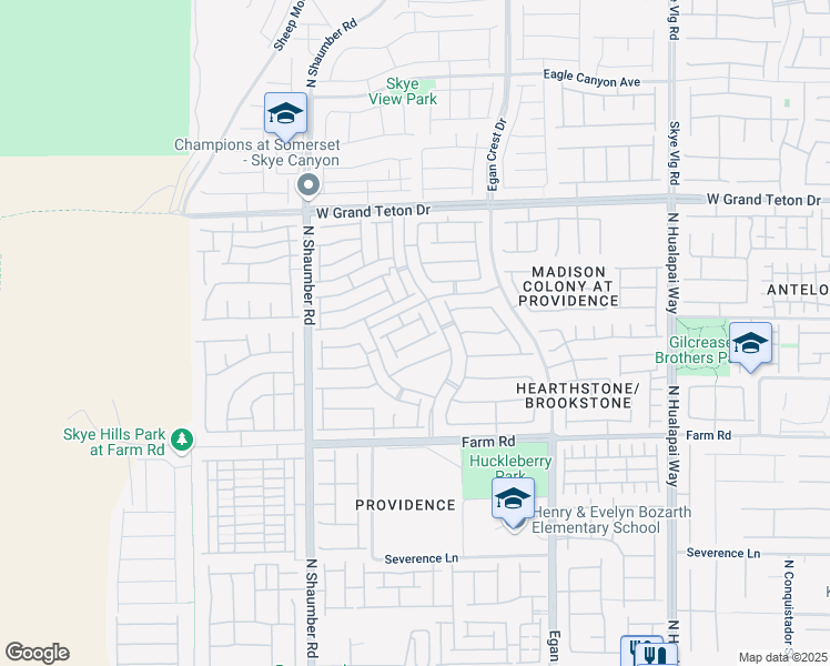 map of restaurants, bars, coffee shops, grocery stores, and more near 7820 Observation Peak Street in Las Vegas