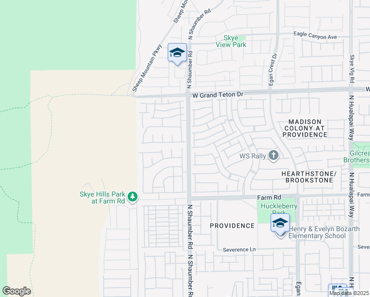 map of restaurants, bars, coffee shops, grocery stores, and more near 7772 Houston Peak Street in Las Vegas