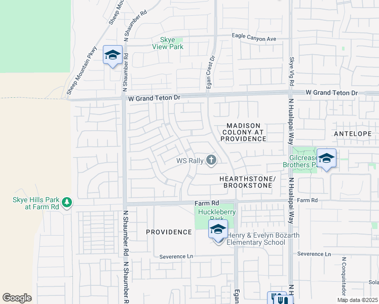 map of restaurants, bars, coffee shops, grocery stores, and more near 7747 Sugarloaf Peak Street in Las Vegas