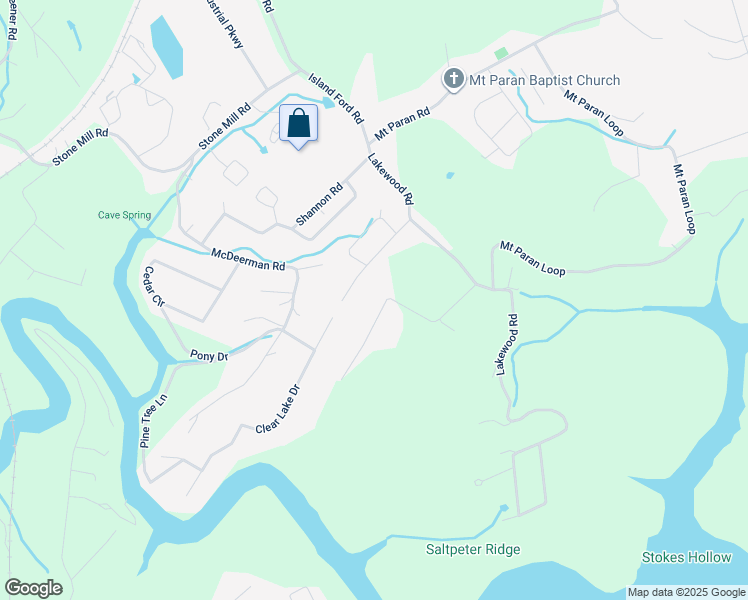 map of restaurants, bars, coffee shops, grocery stores, and more near 210 Vanover Lane in Jacksboro