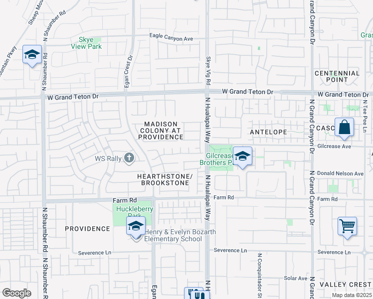 map of restaurants, bars, coffee shops, grocery stores, and more near 7737 Amberwood Peak Court in Las Vegas