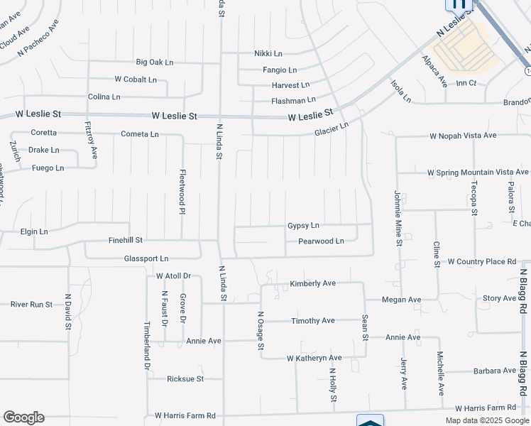 map of restaurants, bars, coffee shops, grocery stores, and more near 5670 Itasca Place in Pahrump