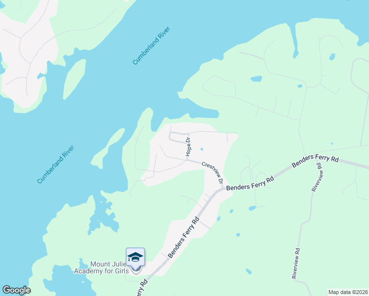 map of restaurants, bars, coffee shops, grocery stores, and more near 55 Hope Drive in Mt. Juliet