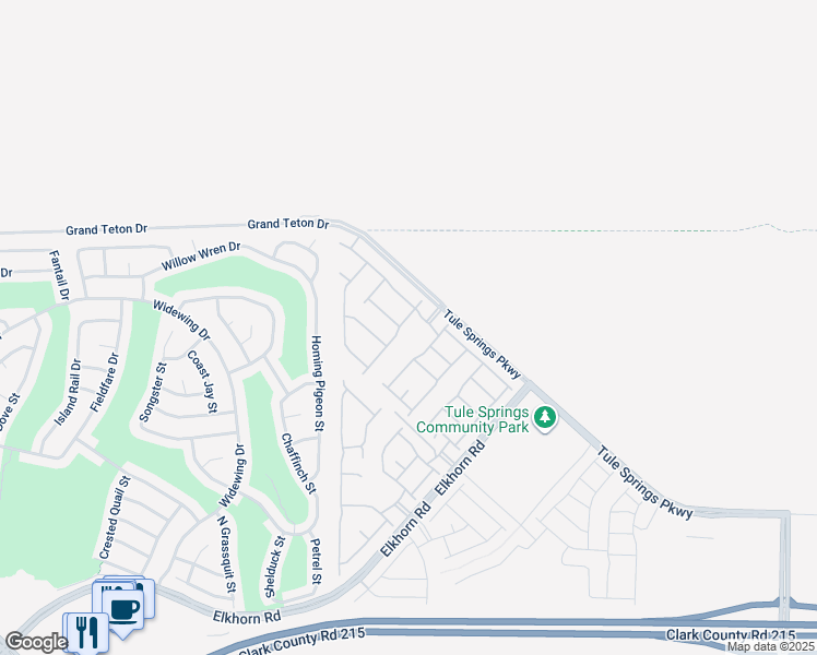 map of restaurants, bars, coffee shops, grocery stores, and more near 7804 Alola Springs Lane in North Las Vegas
