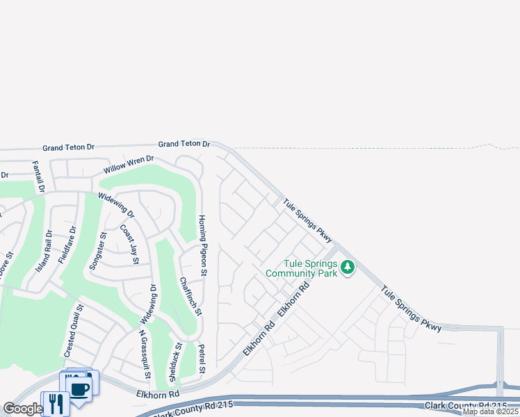 map of restaurants, bars, coffee shops, grocery stores, and more near 7804 Alola Springs Lane in North Las Vegas