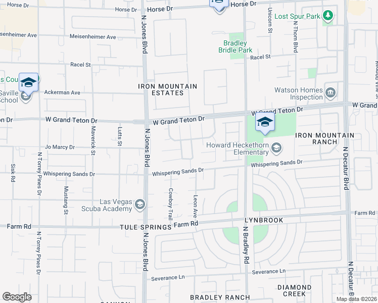 map of restaurants, bars, coffee shops, grocery stores, and more near 7857 Midnight Ride Street in Las Vegas