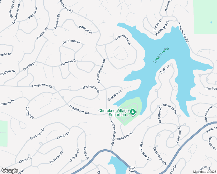 map of restaurants, bars, coffee shops, grocery stores, and more near 6 Capaha Trce in Cherokee Village