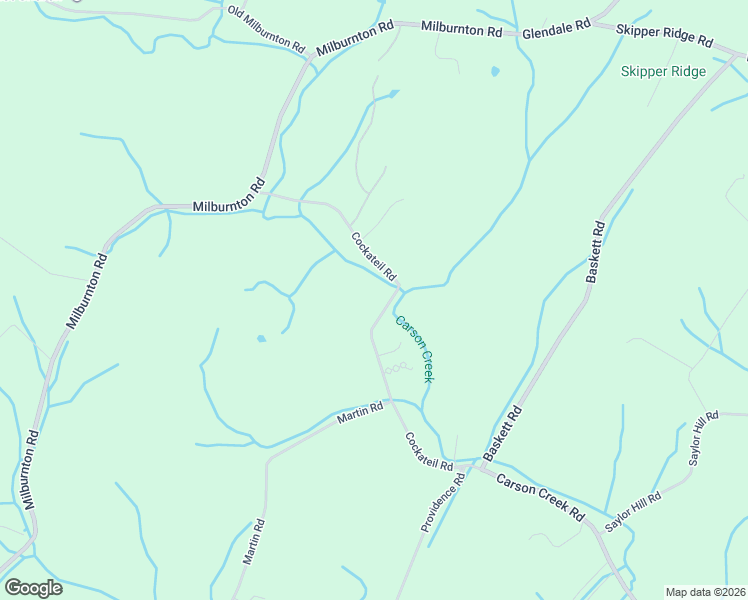 map of restaurants, bars, coffee shops, grocery stores, and more near 490 Cockateil Rd in Greene