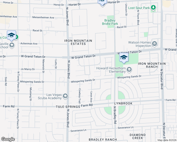 map of restaurants, bars, coffee shops, grocery stores, and more near 7857 Midnight Ride Street in Las Vegas