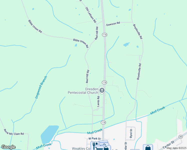 map of restaurants, bars, coffee shops, grocery stores, and more near 360 Red Hill Rd in Dresden
