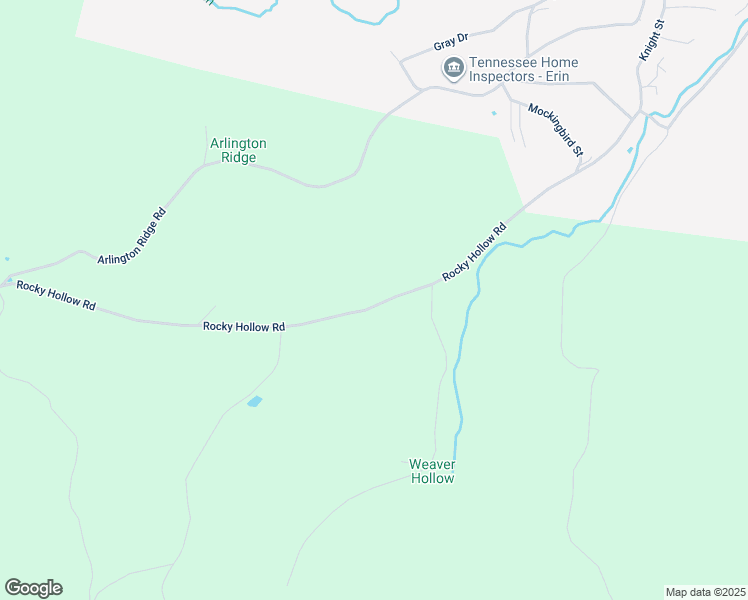 map of restaurants, bars, coffee shops, grocery stores, and more near 1390 Rocky Hollow Road in Erin