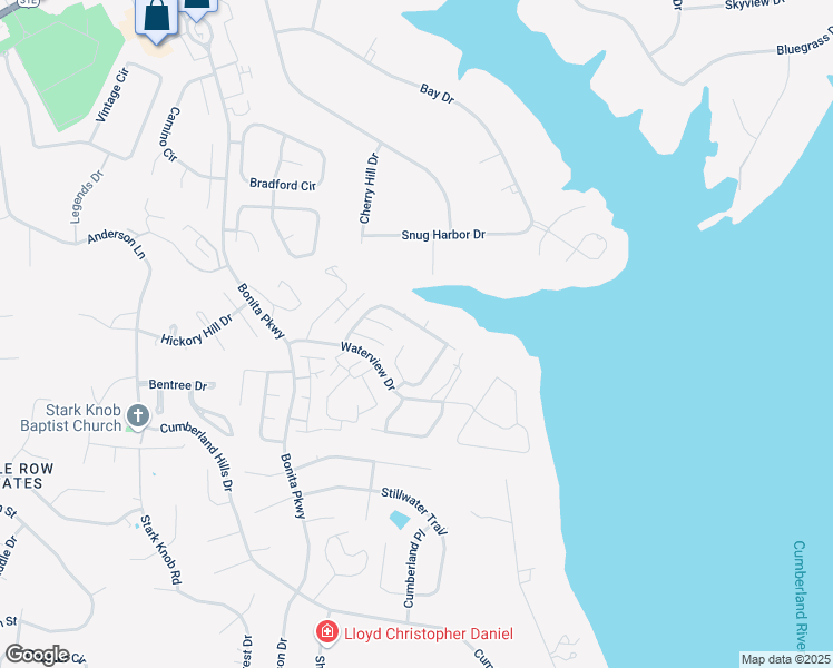 map of restaurants, bars, coffee shops, grocery stores, and more near 108 Breakwater North in Hendersonville