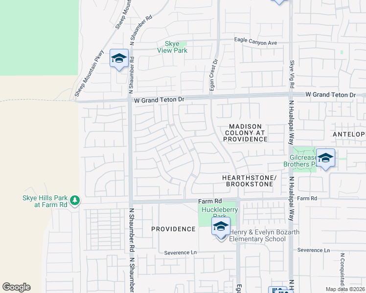 map of restaurants, bars, coffee shops, grocery stores, and more near 7820 Observation Peak Street in Las Vegas