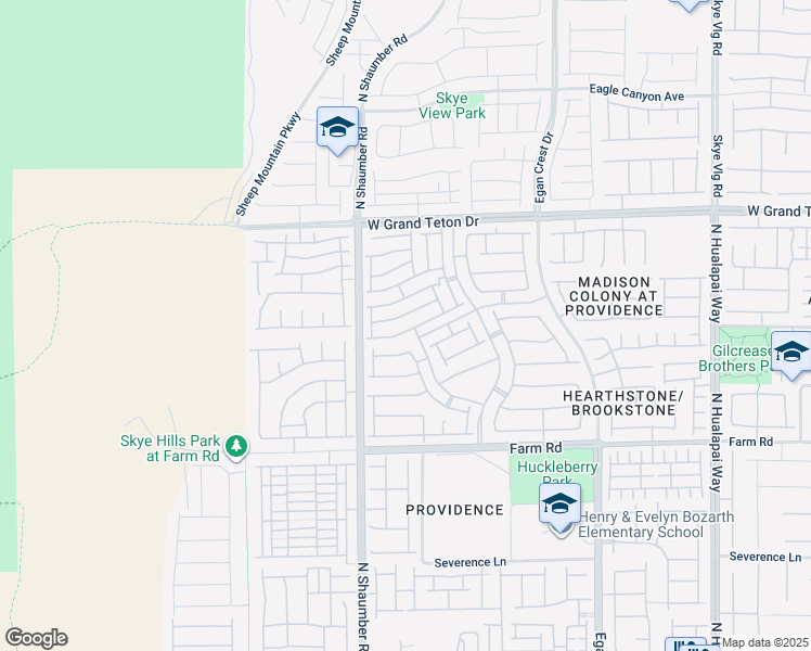 map of restaurants, bars, coffee shops, grocery stores, and more near 10612 Bandera Mountain Lane in Las Vegas