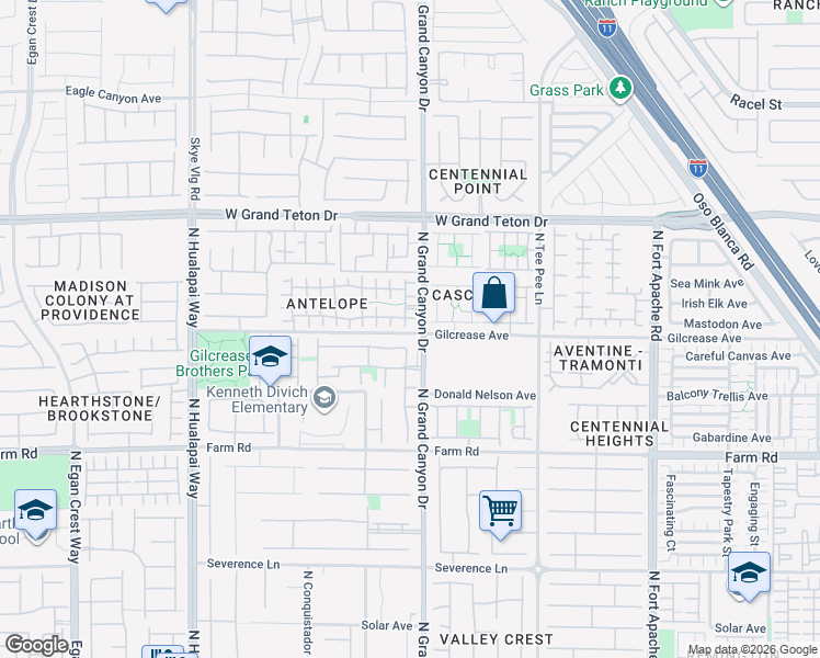 map of restaurants, bars, coffee shops, grocery stores, and more near 7804 Ellendale Court in Las Vegas