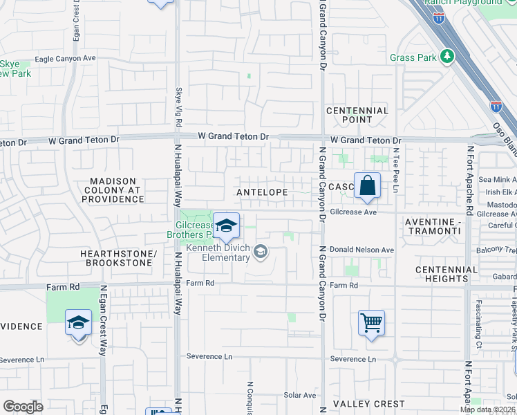 map of restaurants, bars, coffee shops, grocery stores, and more near 7805 Territorial Street in Las Vegas