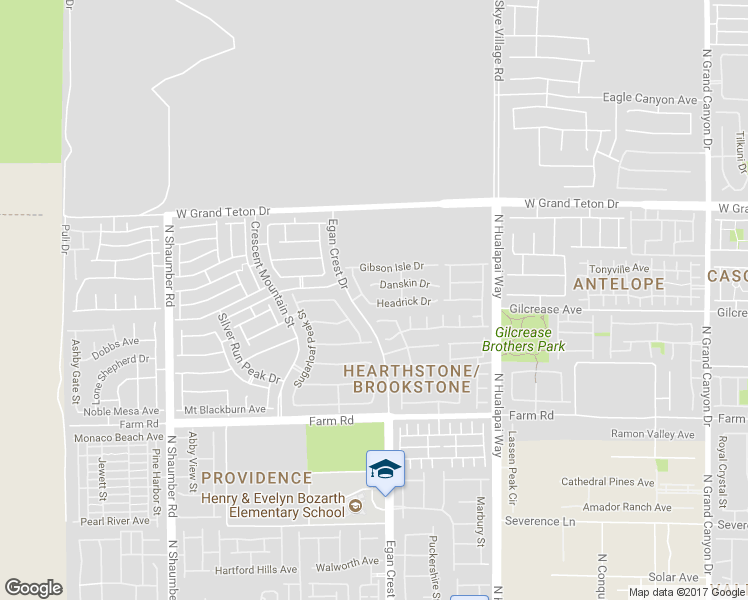 map of restaurants, bars, coffee shops, grocery stores, and more near 10269 Headrick Drive in Las Vegas