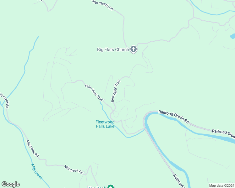 map of restaurants, bars, coffee shops, grocery stores, and more near 274 Bear Ridge Trail in Fleetwood