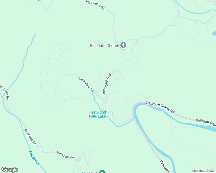 map of restaurants, bars, coffee shops, grocery stores, and more near 274 Bear Ridge Trail in Fleetwood