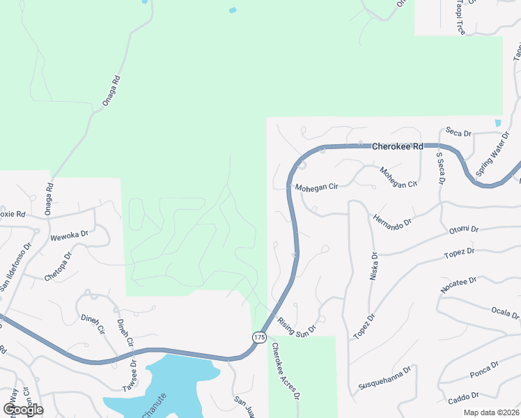 map of restaurants, bars, coffee shops, grocery stores, and more near in Cherokee Village