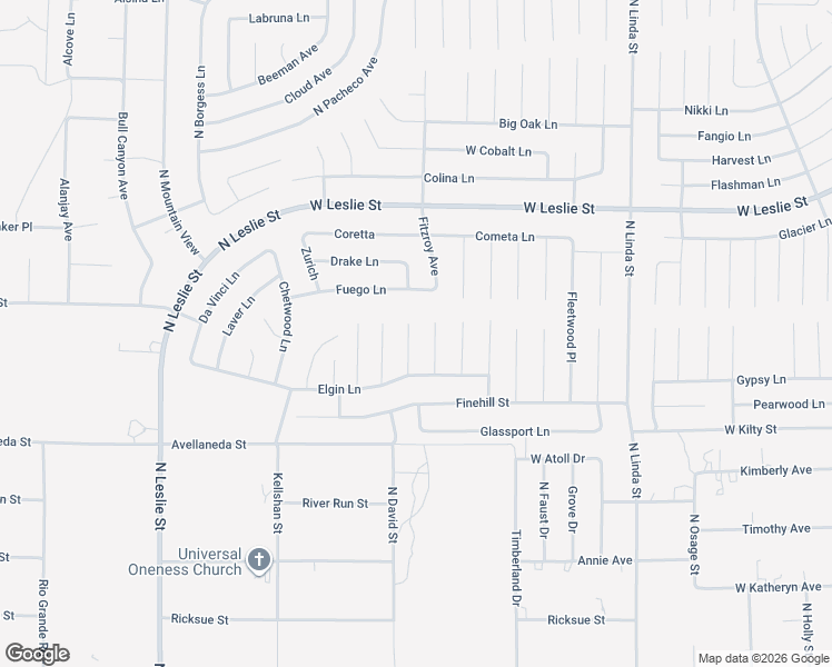 map of restaurants, bars, coffee shops, grocery stores, and more near 5711 Carlos Place in Pahrump
