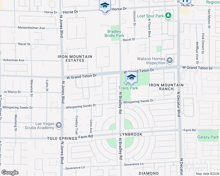 map of restaurants, bars, coffee shops, grocery stores, and more near 7901 Amber Mist Street in Las Vegas