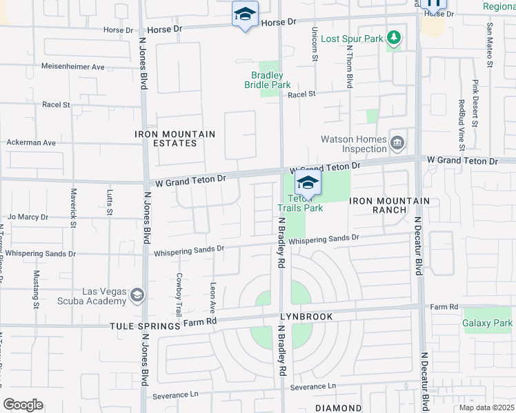 map of restaurants, bars, coffee shops, grocery stores, and more near 5524 Ivy Side Avenue in Las Vegas