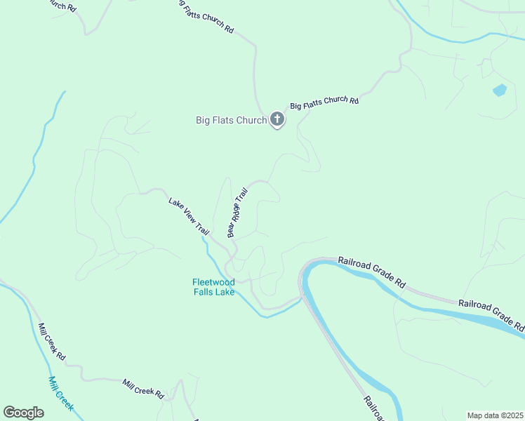 map of restaurants, bars, coffee shops, grocery stores, and more near 701 Bear Ridge Trail in Fleetwood