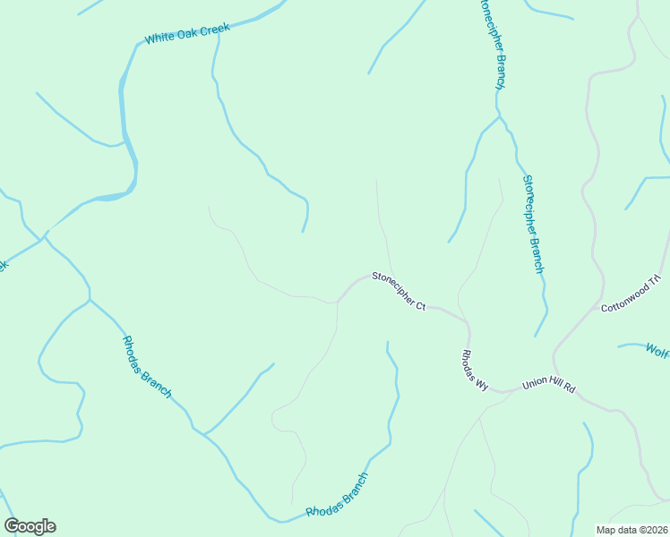 map of restaurants, bars, coffee shops, grocery stores, and more near Unnamed Road in Sunbright