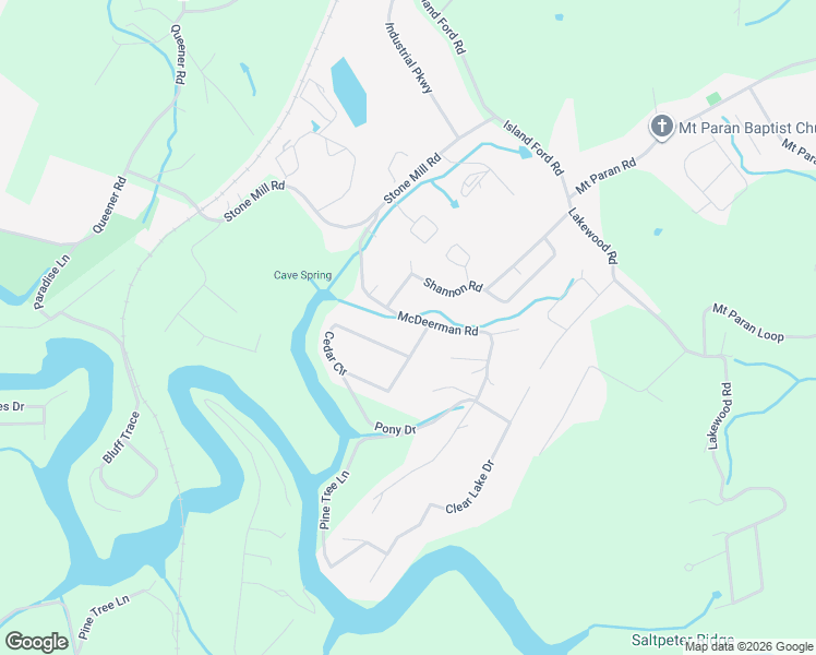 map of restaurants, bars, coffee shops, grocery stores, and more near 357 Shannon Road in Jacksboro