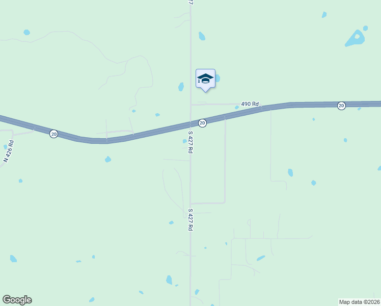 map of restaurants, bars, coffee shops, grocery stores, and more near 108 South 427 Road in Pryor