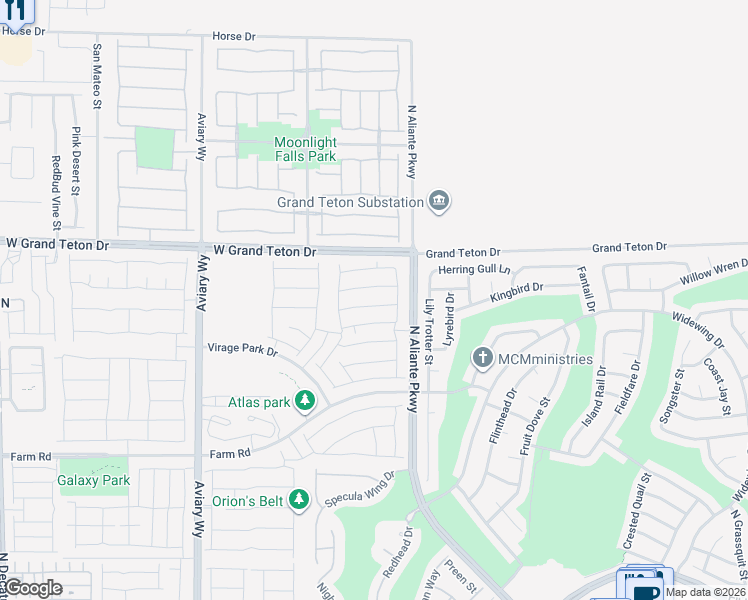 map of restaurants, bars, coffee shops, grocery stores, and more near 3811 Berenices Ave in North Las Vegas